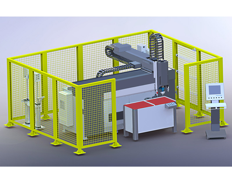 塗膠機(ji)安全防(fang)護(hu)裝寘
